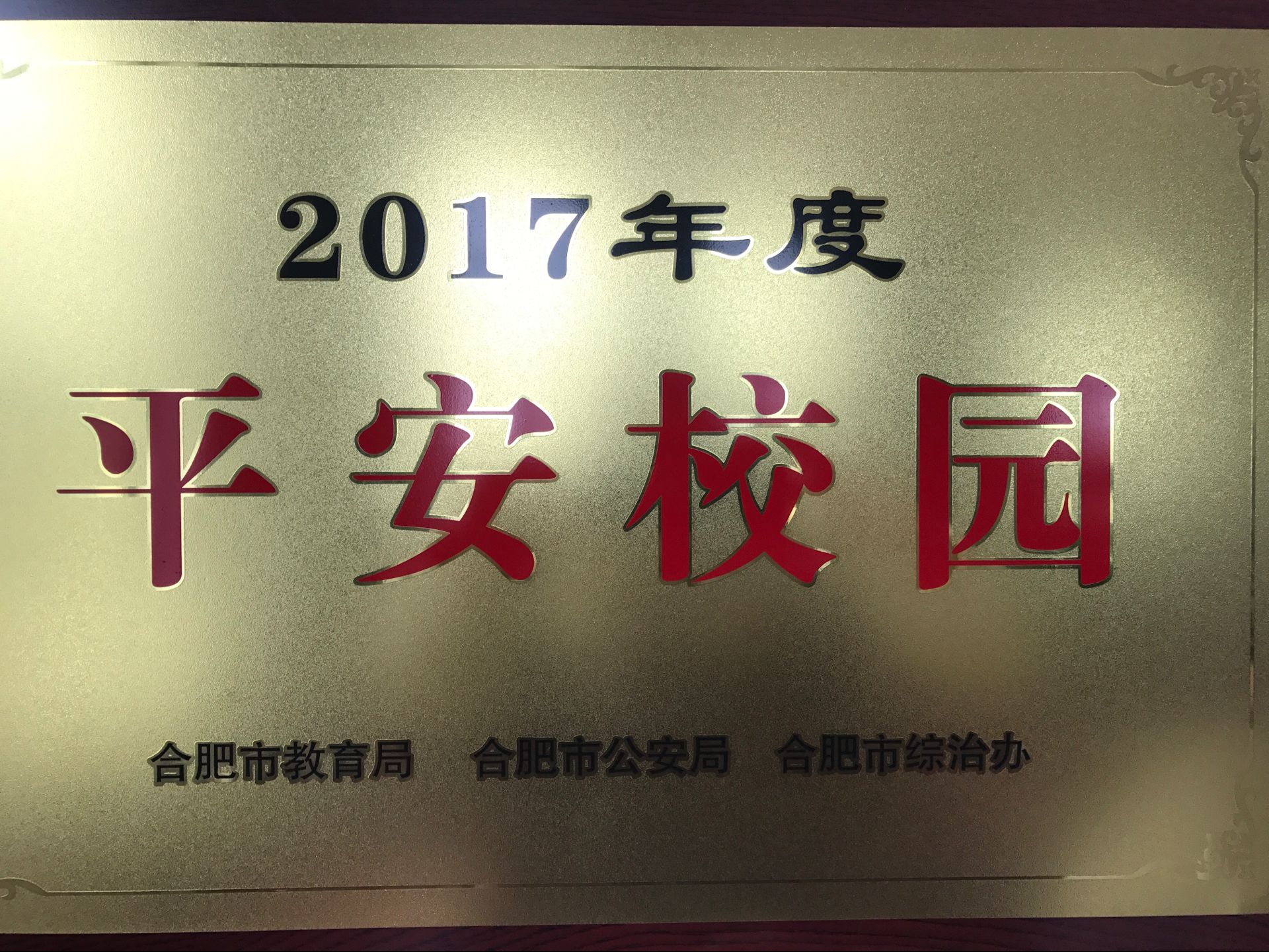 2017年度平安校园