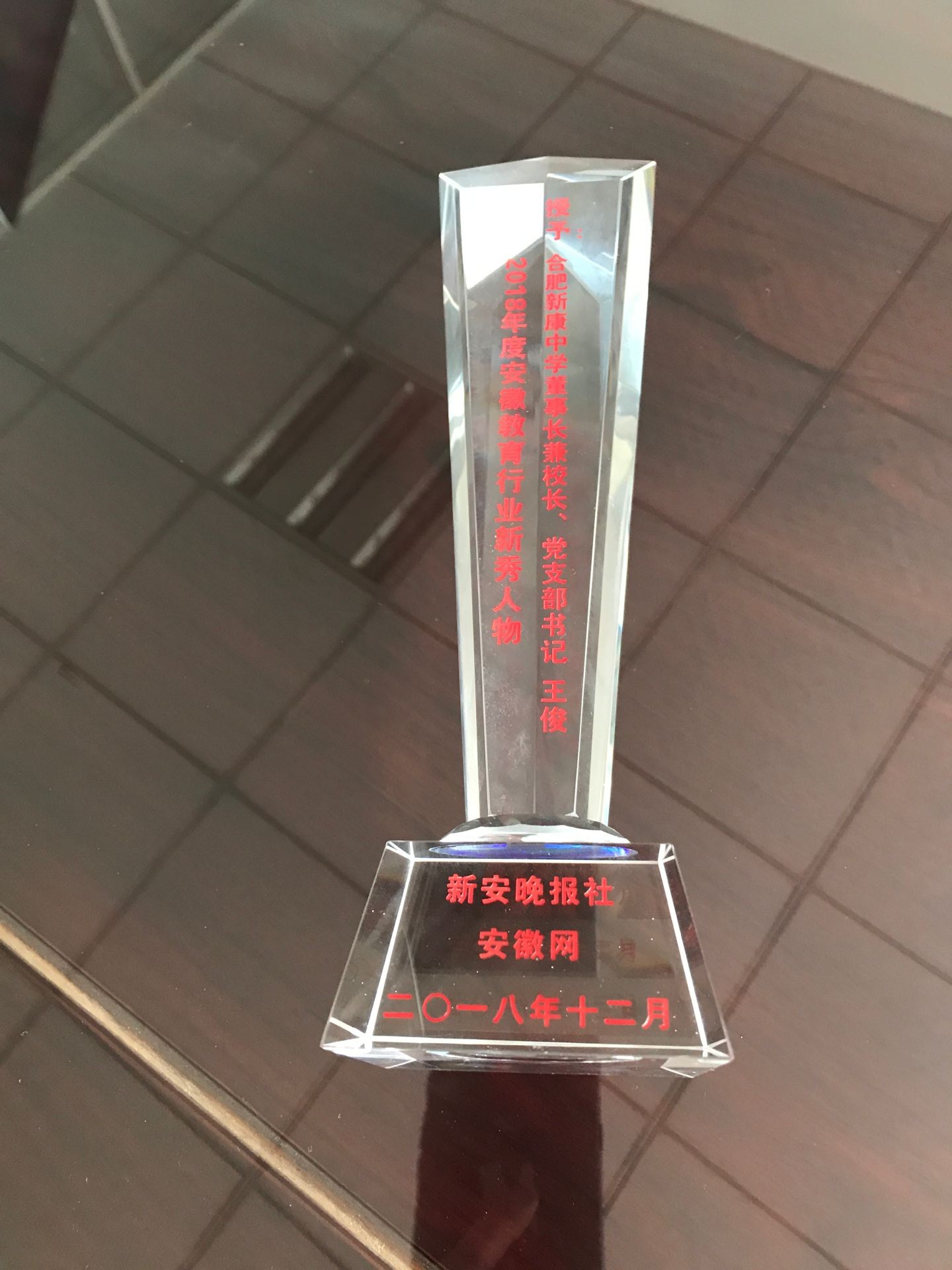 2018年度安徽教育行业新秀人物