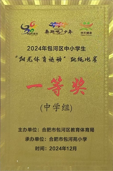 2024年包河区中小学生“阳光体育运动”跳绳比赛一等奖（中学组）
